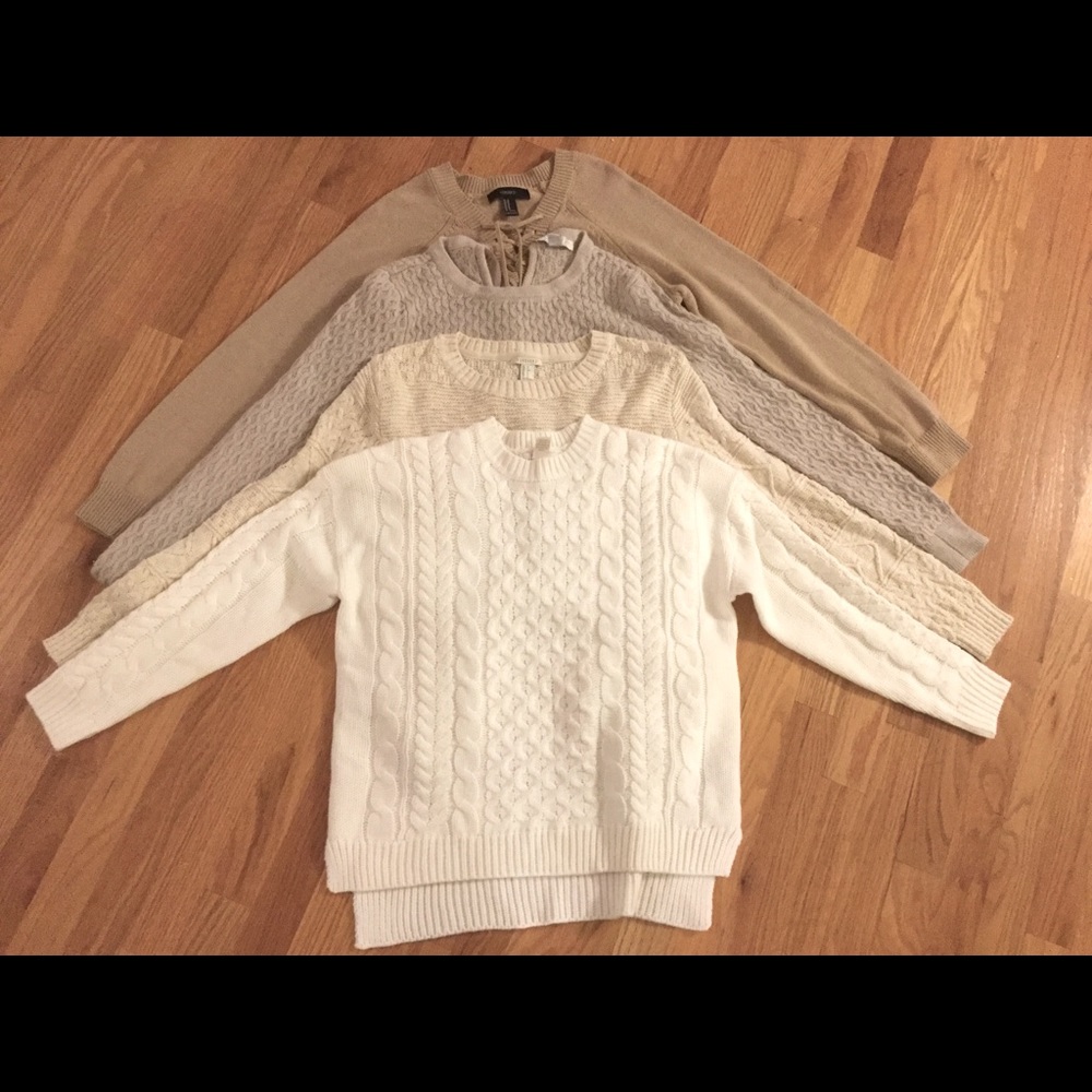 Forever 21 knit sweaters
